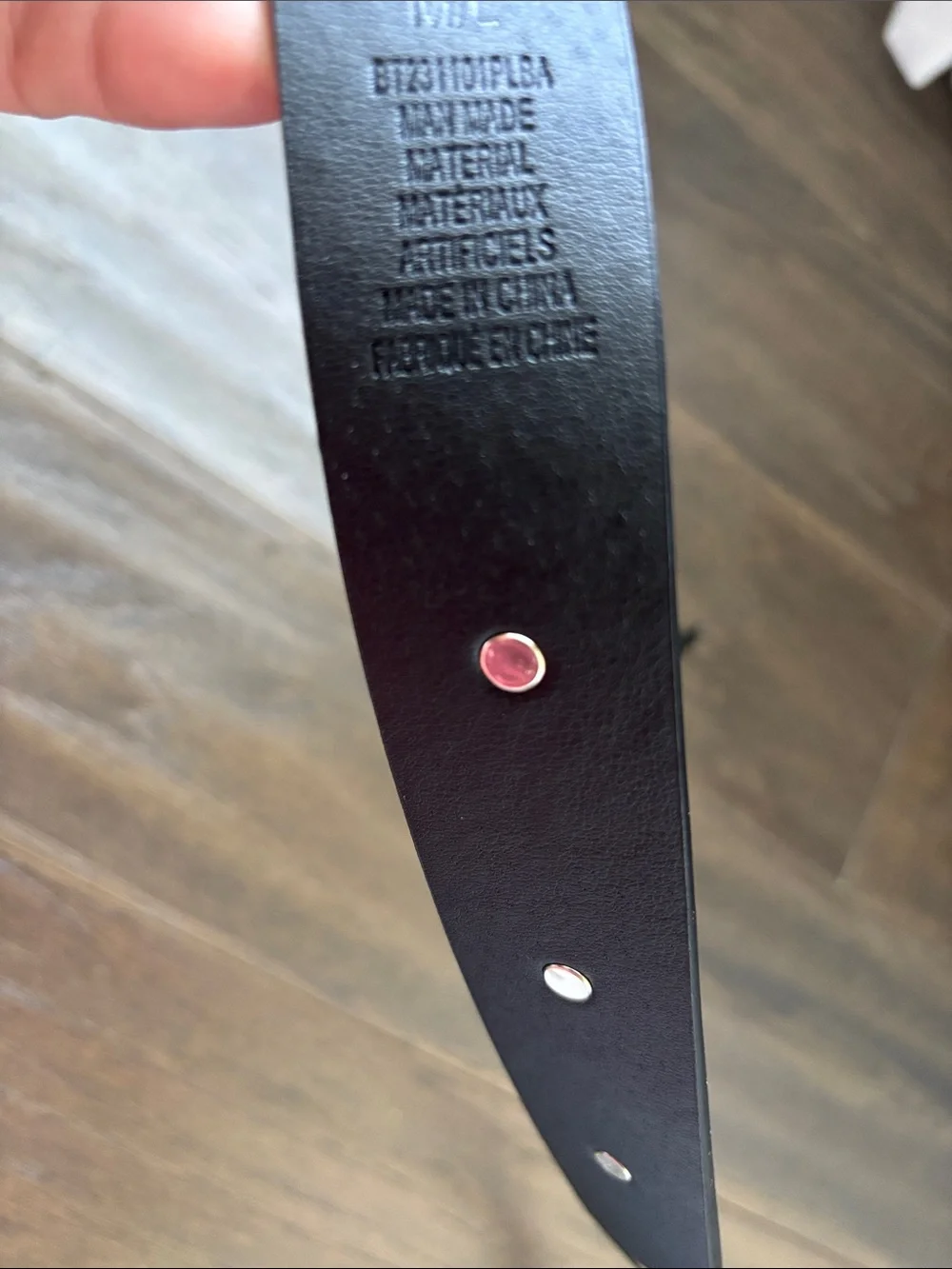 Ed Hardey Manmade Material belt, For The World, X1-04,studs,velvet feel,Tiger